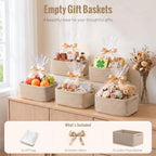 5 Pack Small Woven Storage Baskets - Image 6