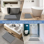 VEELOIM Stone Bath Mat, Diatomaceous Earth Shower Mat - Image 5