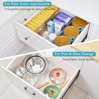 Vtopmart 6" Tall Upgrade Drawer Dividers, 12.8"-22.3" Expandable, 4 Pack - Image 6
