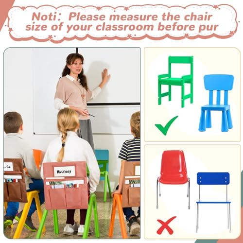 gisgfim 24 Pcs Small Chair Pockets - Image 6