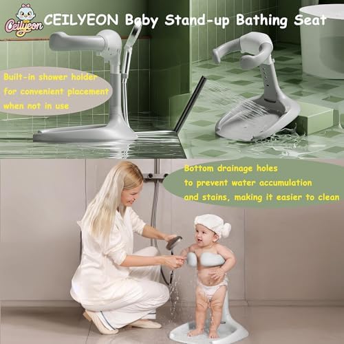 Baby Bath Stand with Adjustable 5 Levels – Foldable Infant Bath Seat - Image 5