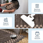 GarveeHome Washable Rug 5x7 for Living Room Large Bedroom Scalloped Rug - Image 6