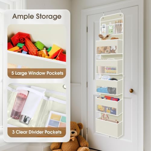 1Pack Over The Door Organizer Large Capacity Hanging Storage Room Organizer - Image 4