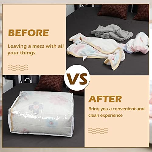 Shappy 6 Packs Clear Plastic Storage Bags - Image 5