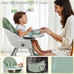 Ktaxon Baby High Chair, 6-in-1 Portable Rocking Highchair - Image 3