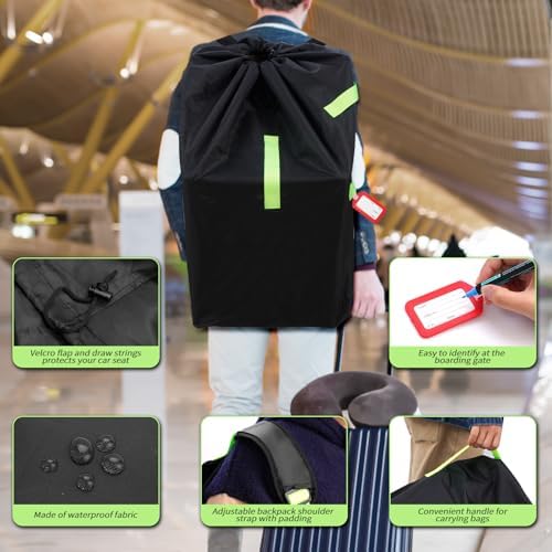 Zihvfzu Waterproof Car Seat Travel Bag - Image 3