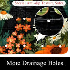 Bath Tub Shower Mat, Washable Bathtub Floor Mats, Suction Cups and Drain Holes - Image 2