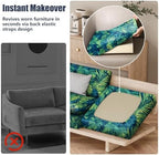 8Pcs Outdoor Cushion Covers, Stretch Patio Furniture Couch Chair Slipcovers - Image 5