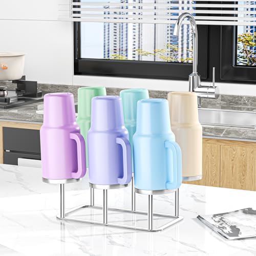 Water Bottle Drying Rack Reusable Bottle Rack Dryer Kitchen Stand Holder Metal - Image 2