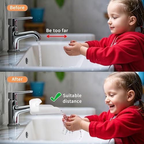 KOMIDK Faucet Extender for Bathroom Sink Faucet Extender - Image 5