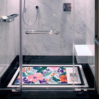 Shower Mat Non Slip, Flowers Berries Anti Slip Bath Mat - Image 6
