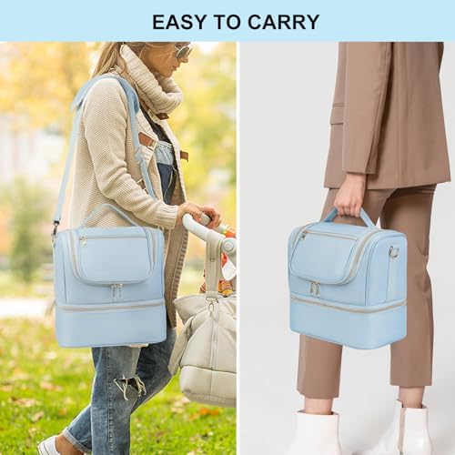 Wearable Breast Pump Bag with Cooler Compartment Fits - Image 6