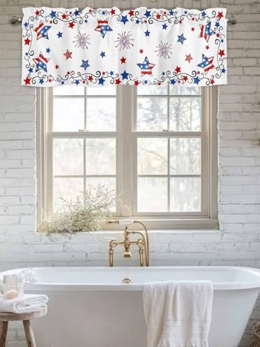 4th of July Kitchen Curtains Valances - Image 6
