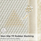 GRANNY SAYS Cream Bathroom Rugs Set 2 Piece, Soft Microfiber Bath Mats - Image 5
