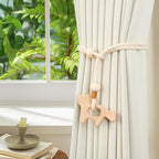 2 Pack Wooden Curtain Tiebacks - Image 3