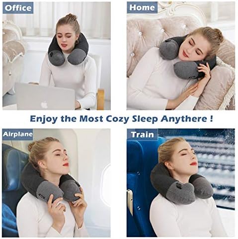 Keemall Inflatable Travel Neck Pillow - Image 4