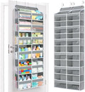 Yecaye Over The Door Organizer, 6 Tier Extra Large Behind Door Storage of 12 by Yecaye