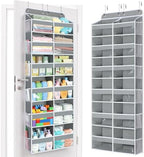 Yecaye Over The Door Organizer, 6 Tier Extra Large Behind Door Storage of 12 by Yecaye