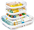 4 Pack Diaper Bag Organizer Pouches, Toiletry Bag by Qunland
