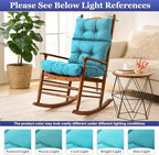 Rocking Chair Cushion, Waterproof and Fade-Resistant Adirondack Rocker Cushions - Image 6