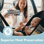 Papablic Portable Travel Baby Bottle Warmer On The Go, Fits Most Car Cup Holders - Image 2