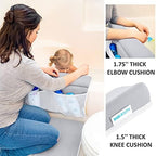 Bath Kneeler and Elbow Rest Pad, 1.75 inch Extra Thick Baby Bath Kneeling Mat - Image 5