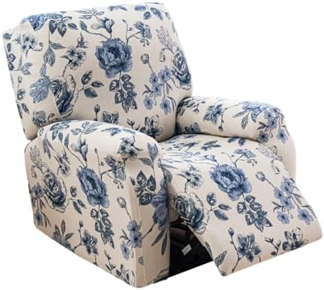 NILUOH Stretch Recliner Covers 4 Piece, Non-Slip Lazy Boy Chair Covers by NILUOH