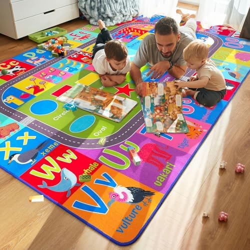 HOMORE Kids Rug, 6x9 Kids Educational Area Rugs by Homore