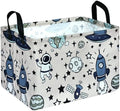 Rec Spaceman Print Box Hamper Storage Basket Collapsible Organizer Bin Gift by VAIVUSTO