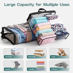 Hopack Under Bed Storage Bags Organizer, 22L Clear Storage Bags, Bags Organizer - Image 3