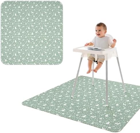 BapronBaby Forest Friends Waterproof Splash Mat Catch All Floor Cover by BapronBaby
