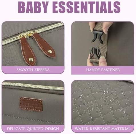 Tuwubi Diaper Bag Tote, Baby Diaper Bag - Image 3