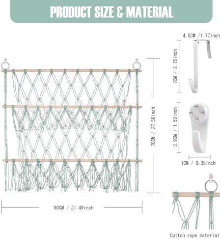 Stuffed Animal Net or Hammock Large Wall Hanging Organizer - Image 2