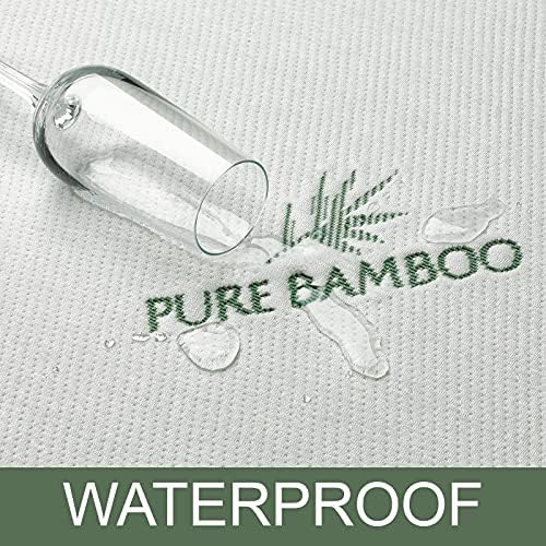 King Mattress Protector by PURE BAMBOO, Waterproof - Image 3