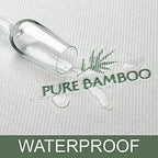 Twin Mattress Protector by PURE BAMBOO, Waterproof - Image 3