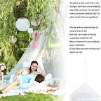 Comtelek Bed Canopy with Lights, Canopy Bed Curtain with RGB Music Sync Color - Image 3