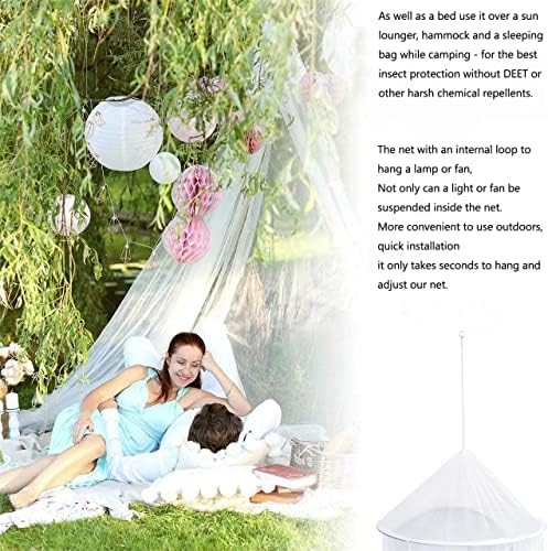 Comtelek Bed Canopy with Lights, Canopy Bed Curtain with RGB Music Sync Color - Image 3
