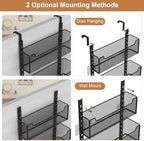 VyGrow Over The Door Organizer, 8-tier Metal Door Organizer Hanging - Image 4