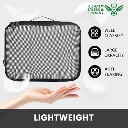 BAGAIL 6 Set Packing Cubes Luggage Packing Organizers - Image 3