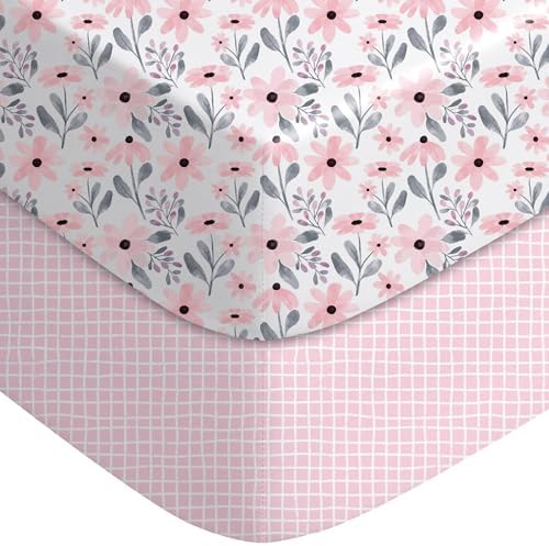 Yoofoss 2-Pack Baby Crib Sheets by YOOFOSS