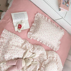 BuLuTu Cotton Pink Floral Kids Pillowcase Standard, 1 Pack - Image 2