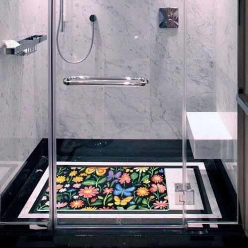 Shower Mat Bathtub Mat, 26.8x15.1 inch, Non-Slip Bath Mat - Image 6