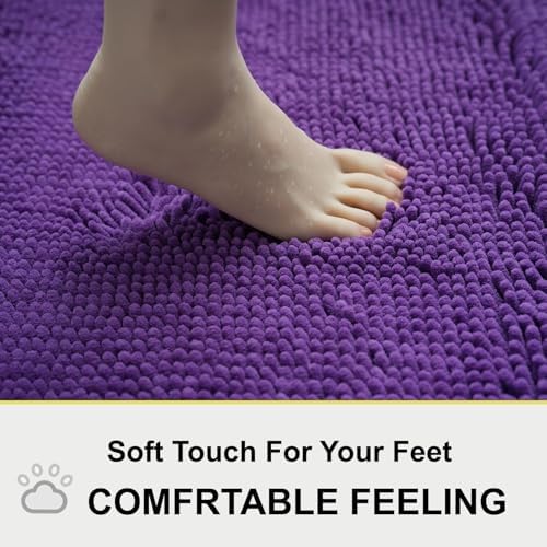 BOANKODU Toilet Rugs U-Shaped, Machine Washable, Bath Mats - Image 3