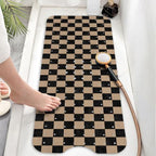 Bathtub Mat Non Slip, Checkered Extra Long Bath tub Mat Shower Floor Mat - Image 6