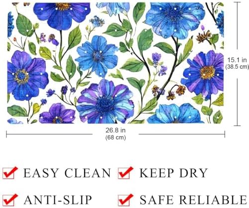 Bathtub Mat Non Slip 26.8x15.1 Inch, Machine Washable Shower Mats - Image 4