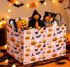 Rectangle Storage Basket with Handles, Collapsible Storage Bin, Books Box - Image 4