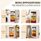 3-Pocket Hanging Wall Organizer, Nautical Lifebuoy Design - Image 4