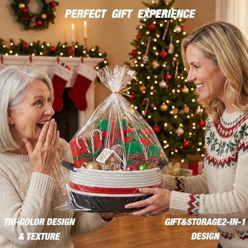 Yimi's Dream Cotton Rope Gift Basket - Image 2