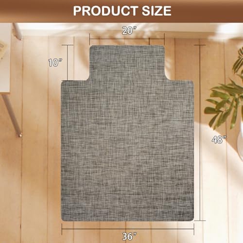 Office Chair Mat for Hardwood Floor, Heavy Duty Textilene Floor Protector for - Image 2