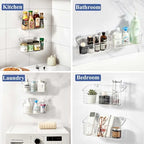 Bath Toy Storage 2 Pack, Large Bathtub Toy Holder Shower Caddy - Image 4